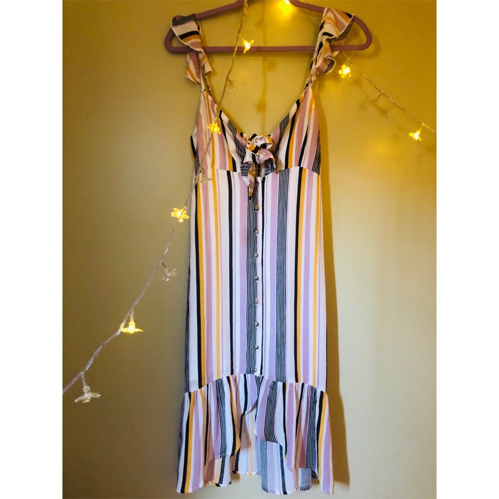Tie front sundress